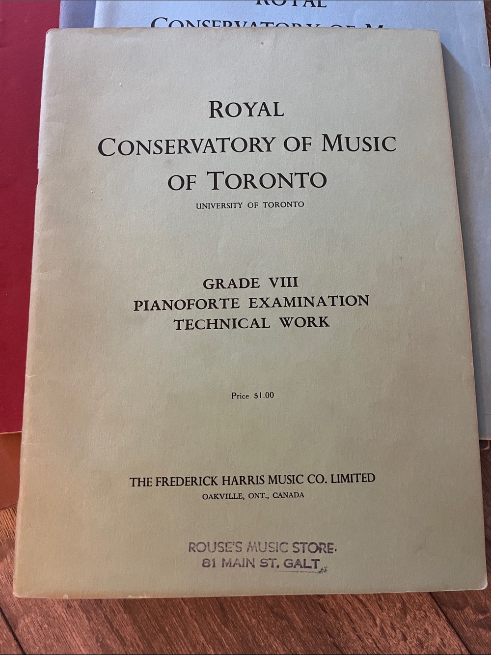 Royal Conservatory of Music of Toronto Pianoforte Examination Booklets set of 7 - Picture 4 of 12